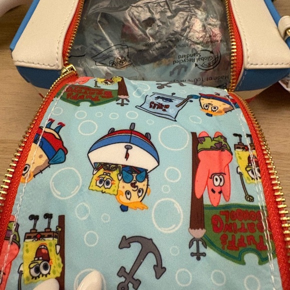 SpongeBob Loungefly- Boat-Shaped Crossbody - Picture 5 of 7